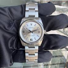 Thumbnail von Rolex Air King 114200 Oyster Perpetual 34MM Soleil silver SuperLuminova dial
