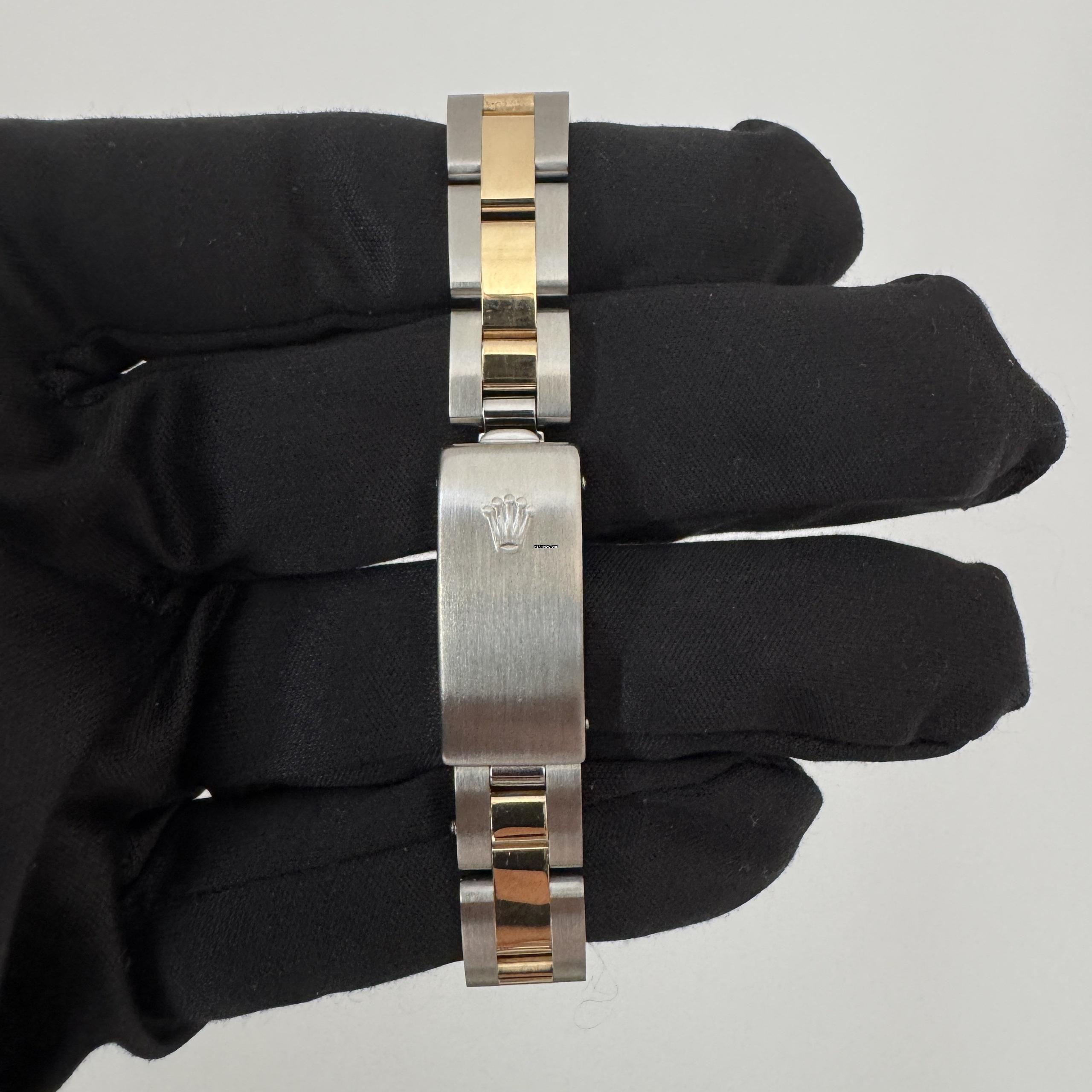 Thumbnail von Rolex Lady-Datejust 69173 Ladies 26MM Soleil blue diamond’s indexes dial Full Set