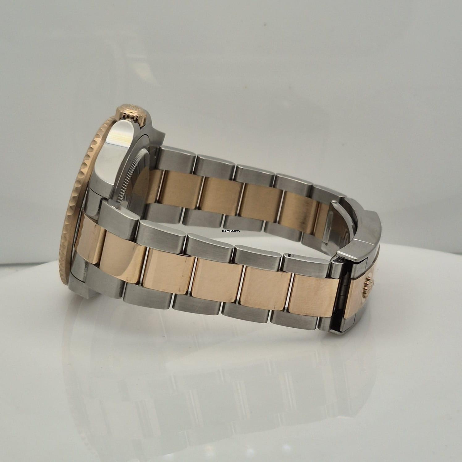 Thumbnail von Rolex GMT-Master II Rootbeer Roségold & Stahl 40mm Automatik Komplett