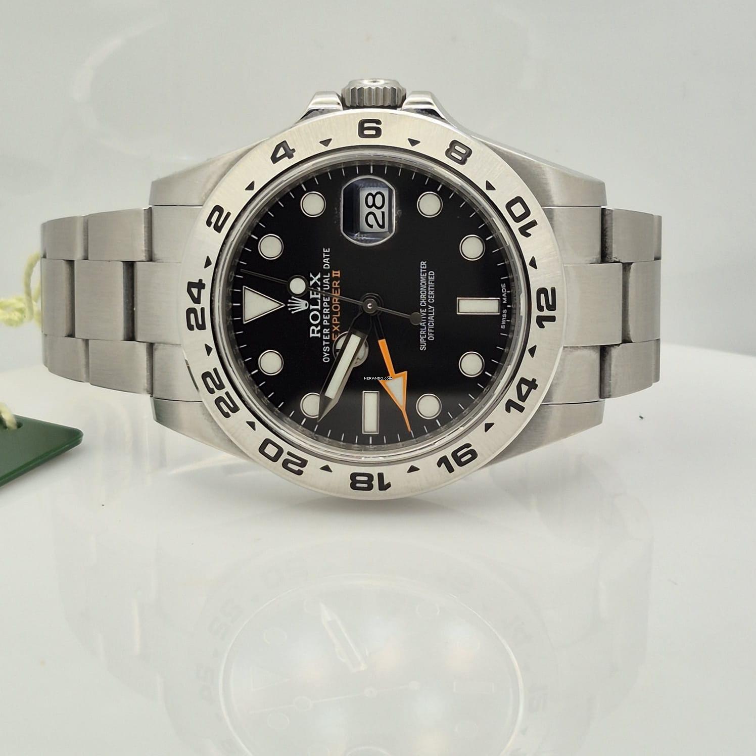 Thumbnail von Rolex Explorer II 42mm Black Dial Automático Completo