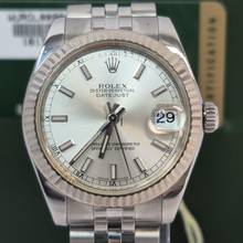 Thumbnail von Rolex Datejust 31 31mm Ouro Branco & Aço Jubilee Automático Completo