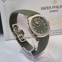 Thumbnail von Patek Philippe Aquanaut Ouro Branco Khaki Green 42mm Automatyczny Kompletny