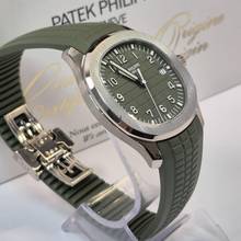 Thumbnail von Patek Philippe Aquanaut Ouro Branco Khaki Green 42mm Automatyczny Kompletny