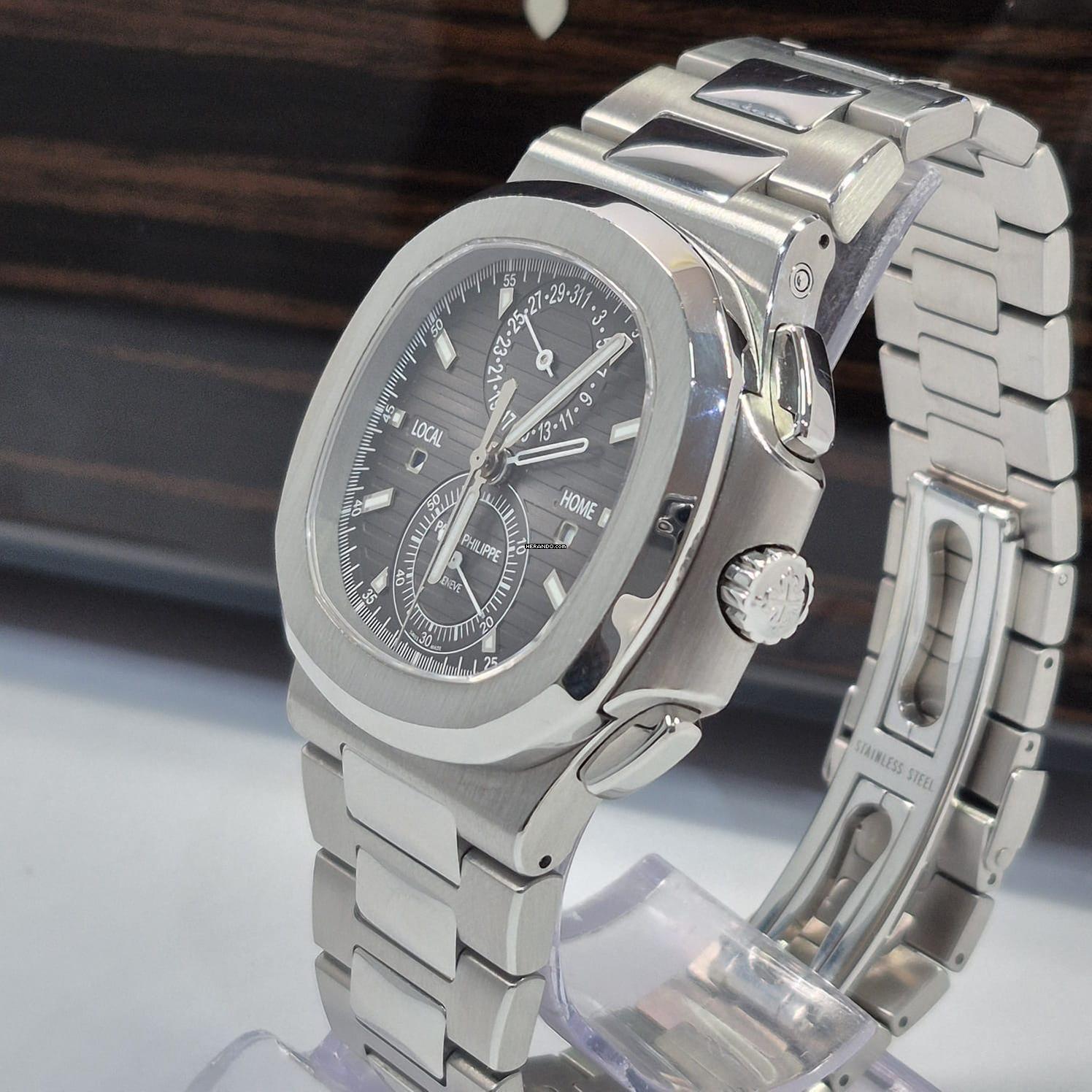 Thumbnail von Patek Philippe Nautilus Travel Time Flyback Chronograph 40,5 mm Komplett