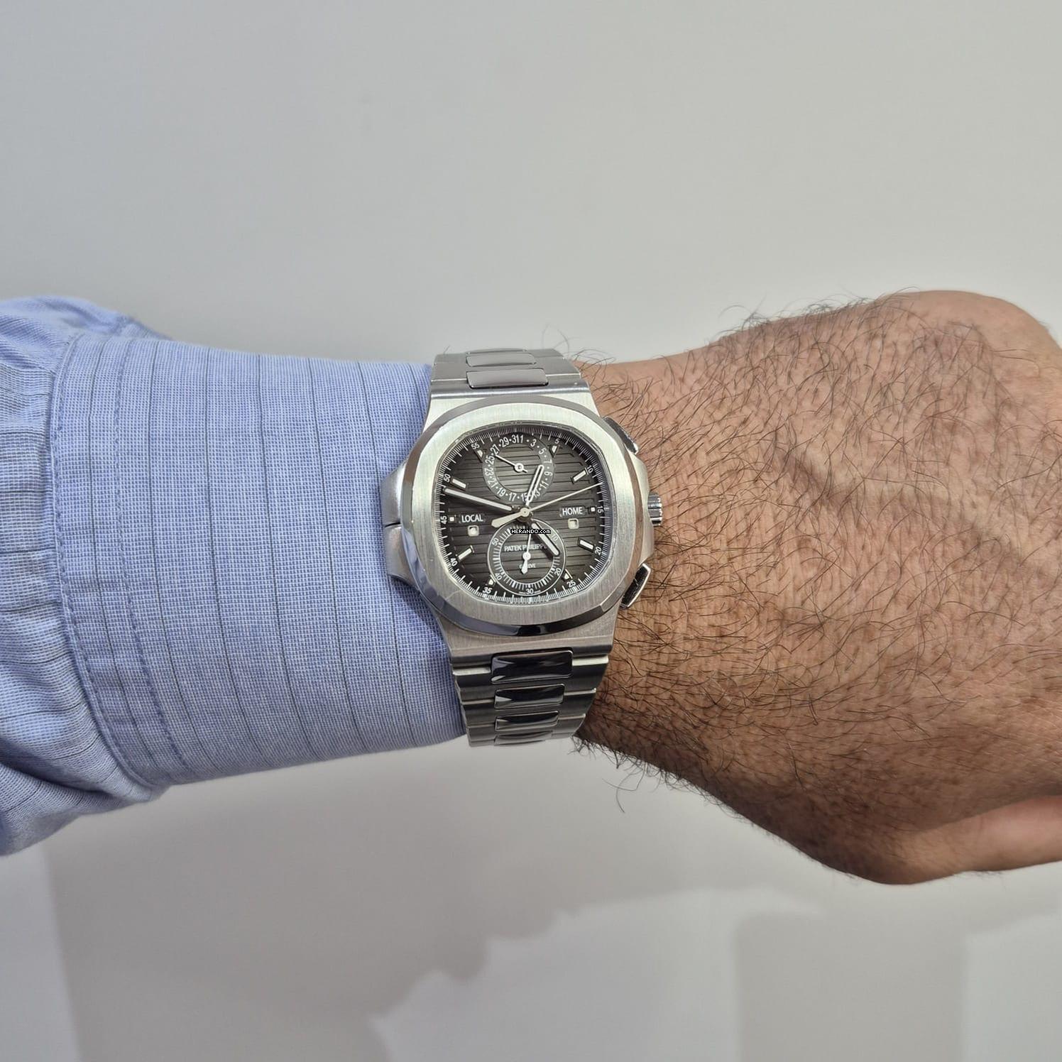 Thumbnail von Patek Philippe Nautilus Travel Time Flyback Chronograph 40,5 mm Komplett