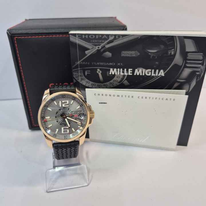 Chopard Mille Miglia GT XL GMT Rose Altın 44mm Otomatik Tam