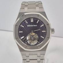 Thumbnail von Audemars Piguet Royal Oak Tourbillon Ultra Thin Evolutive Tapisserie 41mm Winding Complete
