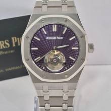 Thumbnail von Audemars Piguet Royal Oak Tourbillon Ultra Thin Evolutive Tapisserie 41mm Winding Complete