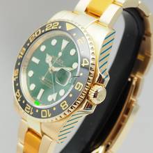 Thumbnail von Rolex GMT-Master II 116718LN (green) Gold 18k/750 Box+Papiere+Rolex Service Rolex Serviced 03/2026