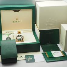 Thumbnail von Rolex GMT-Master II 116718LN (green) Gold 18k/750 Box+Papiere+Rolex Service Rolex Serviced 03/2026