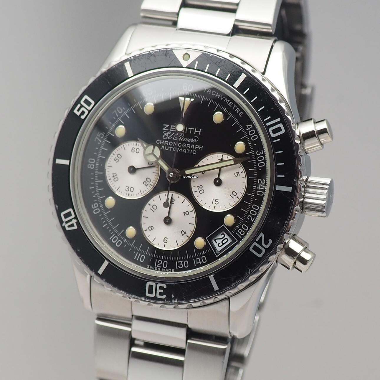 Zenith El Primero Chronograph De Luca Chronograph 02.0310.400 Box+Papers 1997