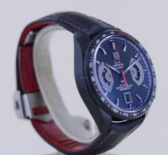 Thumbnail von TAG Heuer Grand Carrera Black RS2 Chronograph Date Rotating System B+P редкий