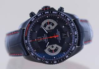 Thumbnail von TAG Heuer Grand Carrera Black RS2 Chronograph Date Rotating System B+P редкий