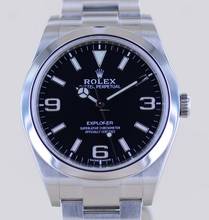 Thumbnail von Rolex Explorer I 39mm 214270 black dial Oysterband Stahl Full-Set B+P