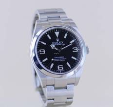 Thumbnail von Rolex Explorer I 39mm 214270 black dial Oysterband Stahl Full-Set B+P
