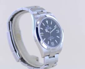 Thumbnail von Rolex Explorer I 39mm 214270 black dial Oysterband Stahl Full-Set B+P