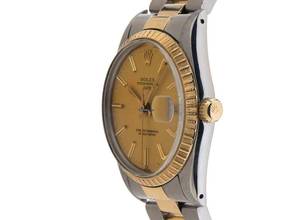 Thumbnail von Rolex Oyster Perpetual Date open 6/9 Ref.15053 1984 LC 200 Full Set sehr gut Vintage Oyster Perpetual Date open 6/9