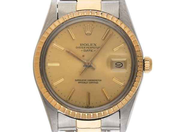  Rolex Oyster Perpetual Date open 6/9 Ref.15053 1984 Full Set sehr gut Vintage Oyster Perpetual Date open 6/9 