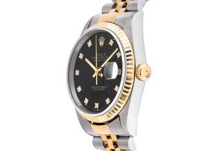 Thumbnail von Rolex Datejust 36 Diamanten Ref.16233 1991 LC EU Full Set sehr gut Vintage Datejust Diamanten Stahl 18kt Gelbgold
