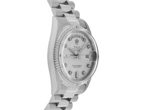 Thumbnail von Rolex Day-Date 36 Ref.1803 1977 Box&Beschreibung sehr gut Vintage Day-Date 18kt Weißgold 123g Diamanten open 6 / 9