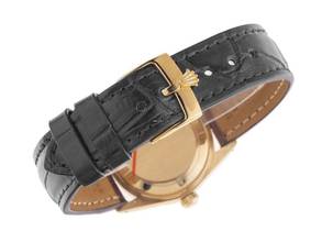 Thumbnail von Rolex Datejust 31 Medium Ref.6827 1978 Box&Beschreibung sehr gut Vintage Datejust Medium 18kt Gelbgold open 6/9