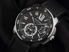 Thumbnail von Cartier Calibre de Cartier Diver Ref.3729 2016 Full Set wie Neu Vintage Calibre de Cartier Diver