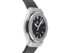 Thumbnail von Hublot Classic Fusion Ref.582.NX.1170.RX 2018 Full Set wie Neu Vintage Classic Fusion Titan Kautschuk Faltschließe