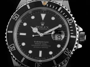 Thumbnail von Rolex Submariner Date Ref.16610 1993 Box&Beschreibung sehr gut Vintage Submariner Date