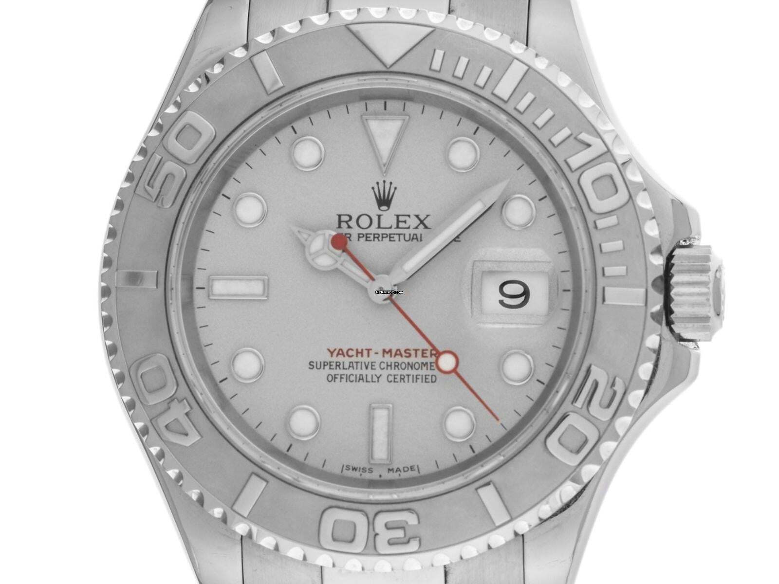 Rolex Yacht-Master 40 Ref.16622 2000 Full Set sehr gut Vintage Yacht-Master Stahl 950 Platin
