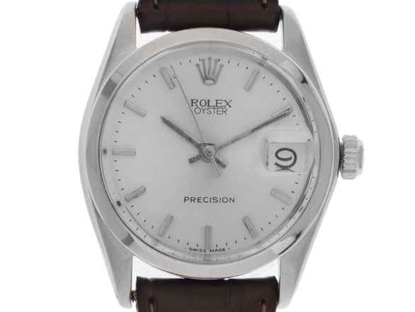 ロレックス オイスターデイト プレシジョン オープン 6/9 Ref.6466 1973 オリジナルボックス 非常に良い ヴィンテージ オイスターデイト プレシジョン ミディアム オープン 6/9