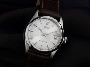 Thumbnail von Rolex Oysterdate Precision open 6/9 Ref.6466 1973 original Box sehr gut Vintage Oysterdate Precision Medium open 6/9