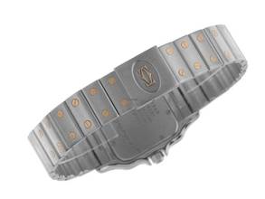 Thumbnail von Cartier Santos Galbée GM großes Modell Ref.187901 1988 Box&Beschreibung sehr gut Vintage Santos Galbee GM großes Modell