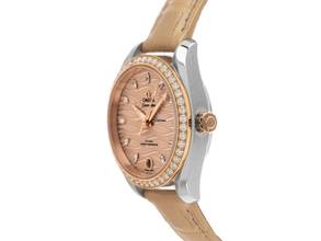 Thumbnail von Omega Seamaster Aqua Terra 150M Ref.220.28.34.20.59.001 2026 Full Set Unworn Seamaster Aqua Terra 150M Diamonds Crocodile Leather Folding Clasp