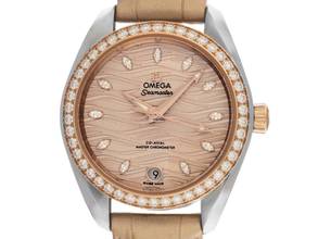 Thumbnail von Omega Seamaster Aqua Terra 150M Ref.220.28.34.20.59.001 2026 Full Set Ungetragen Seamaster Aqua Terra 150M Diamanten Krokoleder Faltschließe
