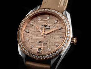 Thumbnail von Omega Seamaster Aqua Terra 150M Ref.220.28.34.20.59.001 2026 Full Set Unworn Seamaster Aqua Terra 150M Diamonds Crocodile Leather Folding Clasp