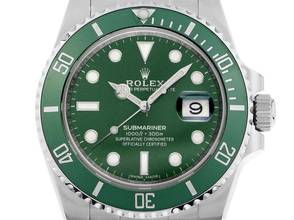 Thumbnail von Rolex Submariner Date LV Hulk Ref.116610LV 2019 Tam Set neredeyse yeni Vintage Submariner Date LV Hulk Yeşil Kadran