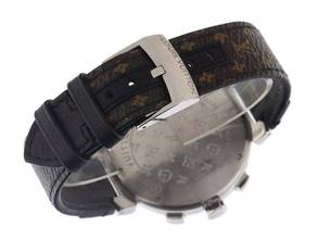 Thumbnail von ルイ・ヴィトン タンブール クロノグラフ Ref.Q1122 2008 オリジナルボックス 非常に良いヴィンテージ タンブール クロノグラフ