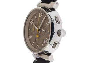 Thumbnail von ルイ・ヴィトン タンブール クロノグラフ Ref.Q1122 2008 オリジナルボックス 非常に良いヴィンテージ タンブール クロノグラフ