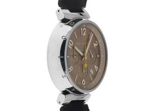 Thumbnail von ルイ・ヴィトン タンブール クロノグラフ Ref.Q1122 2008 オリジナルボックス 非常に良いヴィンテージ タンブール クロノグラフ