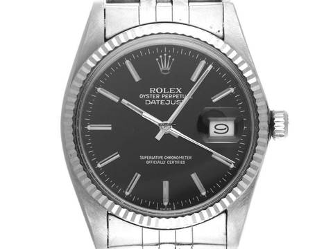 Rolex Datejust 36 Ref.16014 1984 Krabice a popis velmi dobré Vintage Datejust otevřeno 6/9 ocel 18kt bílého zlata