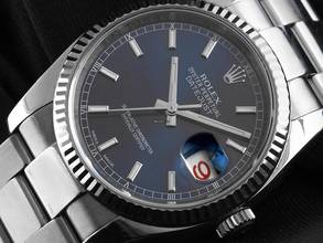 Thumbnail von Rolex Datejust 36 Roulette Ref.116234 2007 Box&Beschreibung wie Neu Vintage Datejust Roulette Stahl 18kt Weißgold