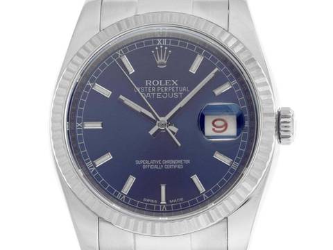Rolex Datejust 36 Roulette Ref.116234 2007 Krabice a popis jako nové vintage Datejust Roulette ocel 18kt bílé zlato
