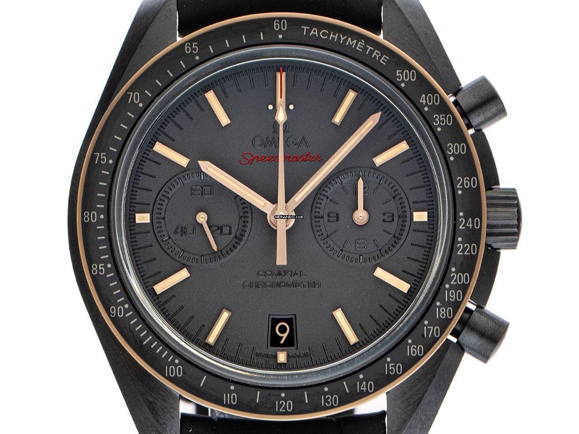  Omega Speedmaster Moonwatch Dark Side of the Moon Ref.311.63.44.51.06.001 2024 Full Set Ungetragen Vintage Speedmaster Moonwatch Dark Side of the Moon Faltschließe 