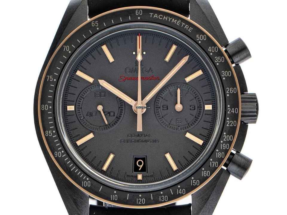 Omega Speedmaster Moonwatch Dark Side of the Moon Ref.311.63.44.51.06.001 2024 Full Set Nuovo Vintage Speedmaster Moonwatch Dark Side of the Moon Fibbia pieghevole