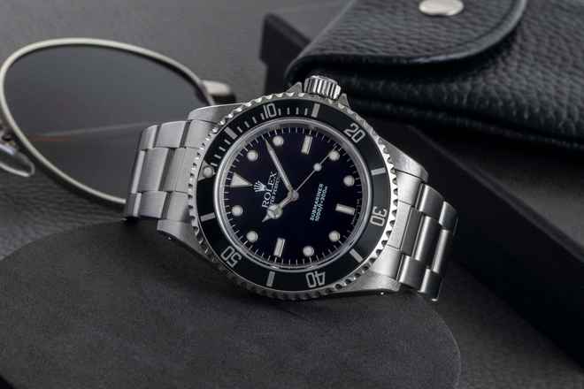 Rolex Submariner (No Date) Stahl Automatik Herrenuhr Ref. 114060 Klassiker 