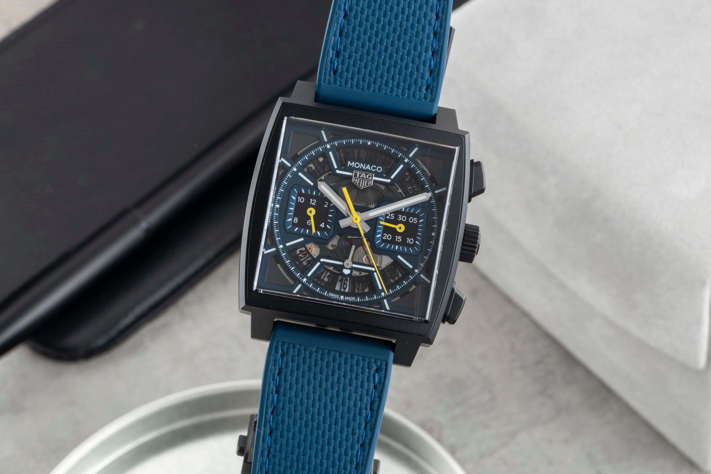 TAG Heuer Monaco Chronograph Titan/DLC Ref. CBL2188.FT6261 Box & Papiere 2024