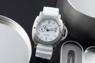Thumbnail von Panerai Submersible Edelstahl Automatik Herrenuhr Ref. PAM01223 B&P 2021