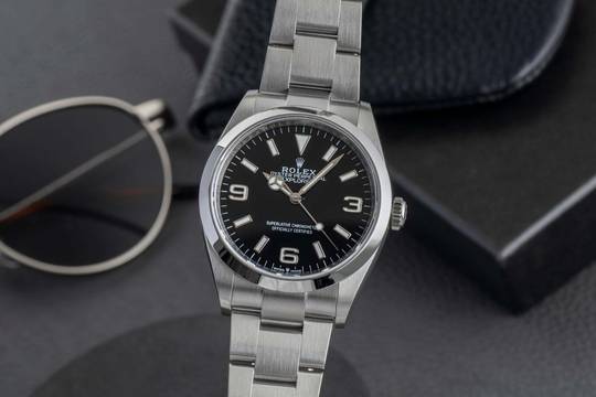  Rolex Explorer Oyster Edelstahl Automatik Herren Ref. 124270 Box & Papiere 2023 