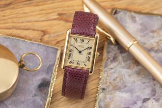 Thumbnail von Cartier Tank Silber vergoldet unisex Ref. 681006 Klassiker