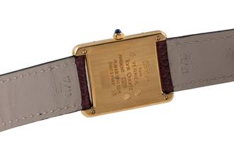 Thumbnail von Cartier Tank Silber vergoldet unisex Ref. 681006 Klassiker
